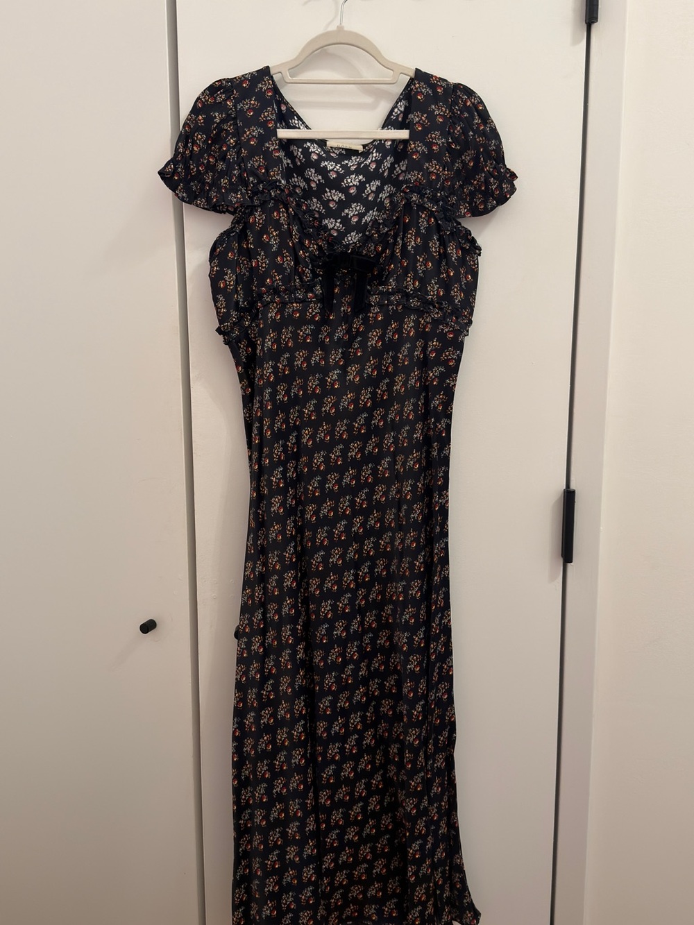Doen MARYBELL DRESS, DELPHINIUM FLORAL, XL